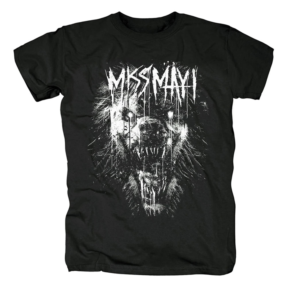 Miss May I Heavy Metal Cotton T-shirt Black Tees Rock T Shirt Harajuku Streetwear Mens Short Sleeve T-shirt Graphic Tees Tops - Premium T-Shirt from Lizard Vigilante - Just $23.99! Shop now at Lizard Vigilante