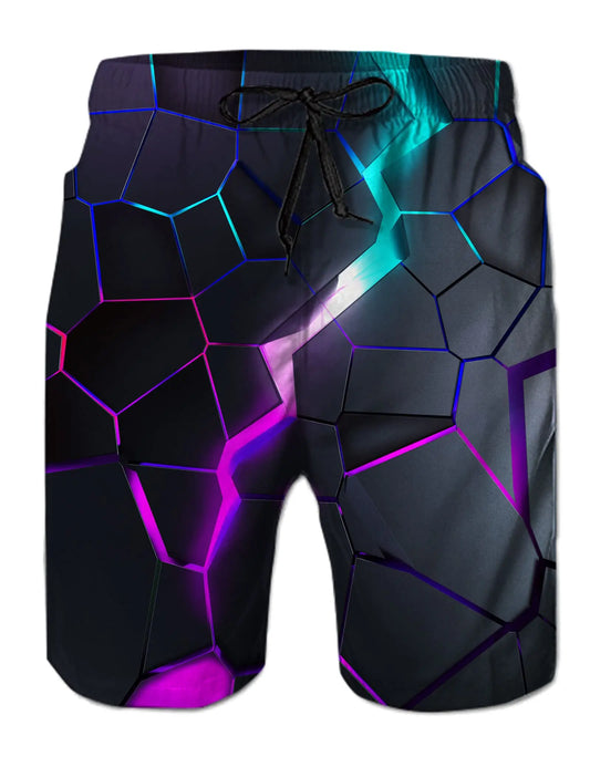BOOMWAVE Swim Shorts – Quick-Dry Beachwear for Men & Boys with Surf-Ready Attitude - Premium shorts from dsers - Just $14.99! Shop now at Lizard Vigilante