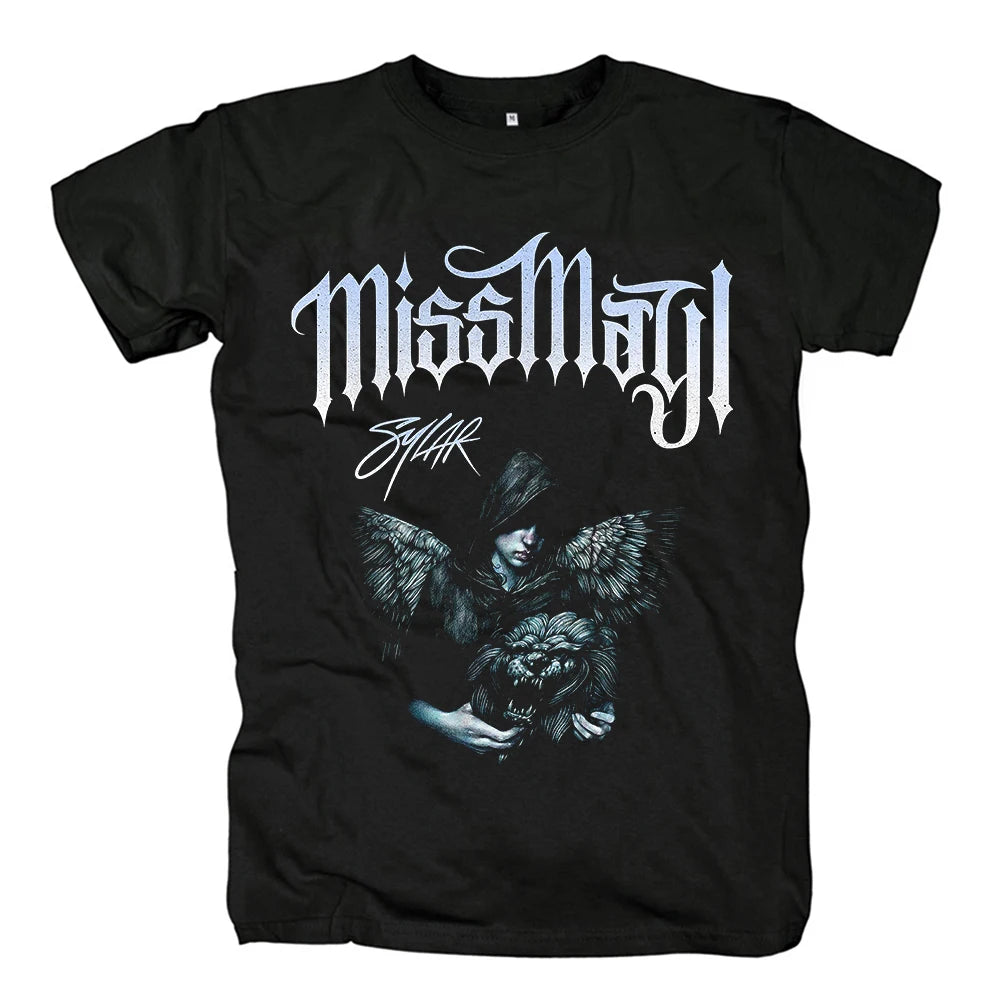 Miss May I Heavy Metal Cotton T-shirt Black Tees Rock T Shirt Harajuku Streetwear Mens Short Sleeve T-shirt Graphic Tees Tops - Premium T-Shirt from Lizard Vigilante - Just $23.99! Shop now at Lizard Vigilante