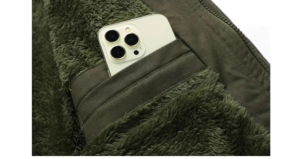 Winter Men's Warm Padded Jackets Fashion Men Fleece Lined Thermal Hooded Coats Men Mountain Ski Windbreaker Jackets Clothing