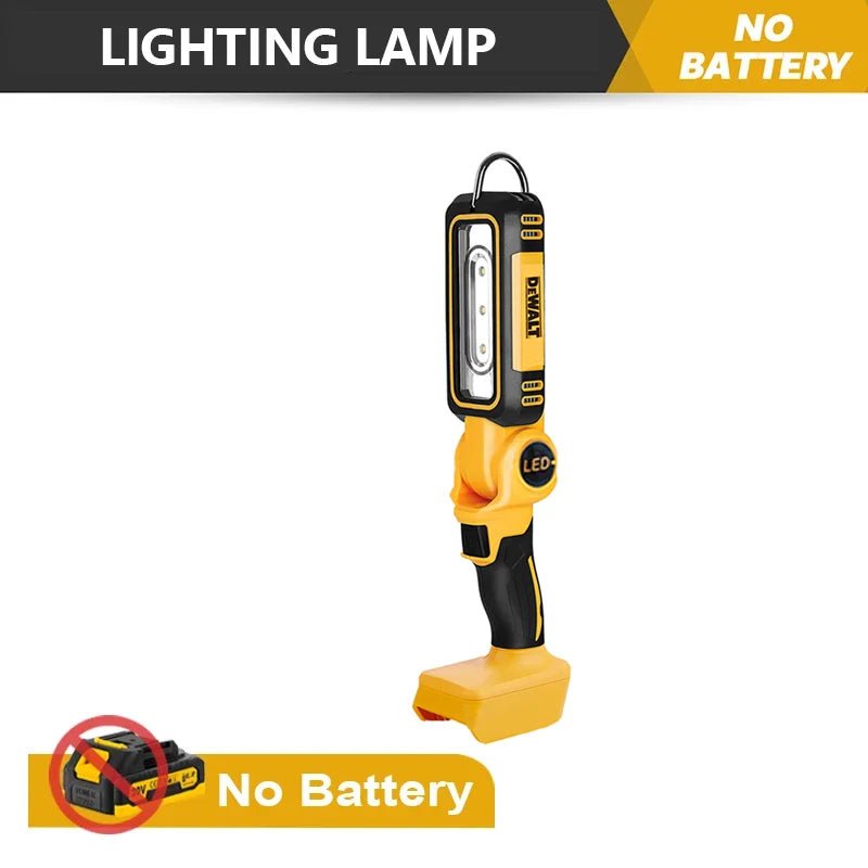 Dewalt 20V Battery-Powered Outdoor LED Work Light – Portable Flashlight for Camping, Fishing & Field Adventures - Premium work light from Lizard Vigilante - Just $64.99! Shop now at Lizard Vigilante