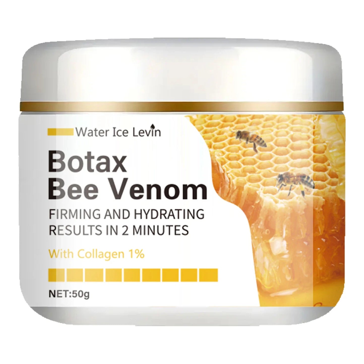 Translucent Collagen Enhancer Smoothes Fine Lines and Wrinkles Within 2 Minutes | All Light Beige Type, Alcohol-Free, Hydroxamic Acid, Injection of Vitamin E, Skin Firming Cream