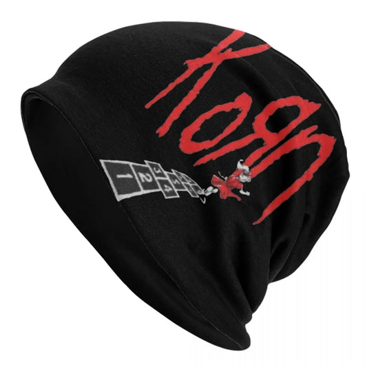 Korn Metal Hat Autumn Winter Ski Rock Music Skullies Beanies Hats Unisex Summer Multifunction Cap - Lizard Vigilante