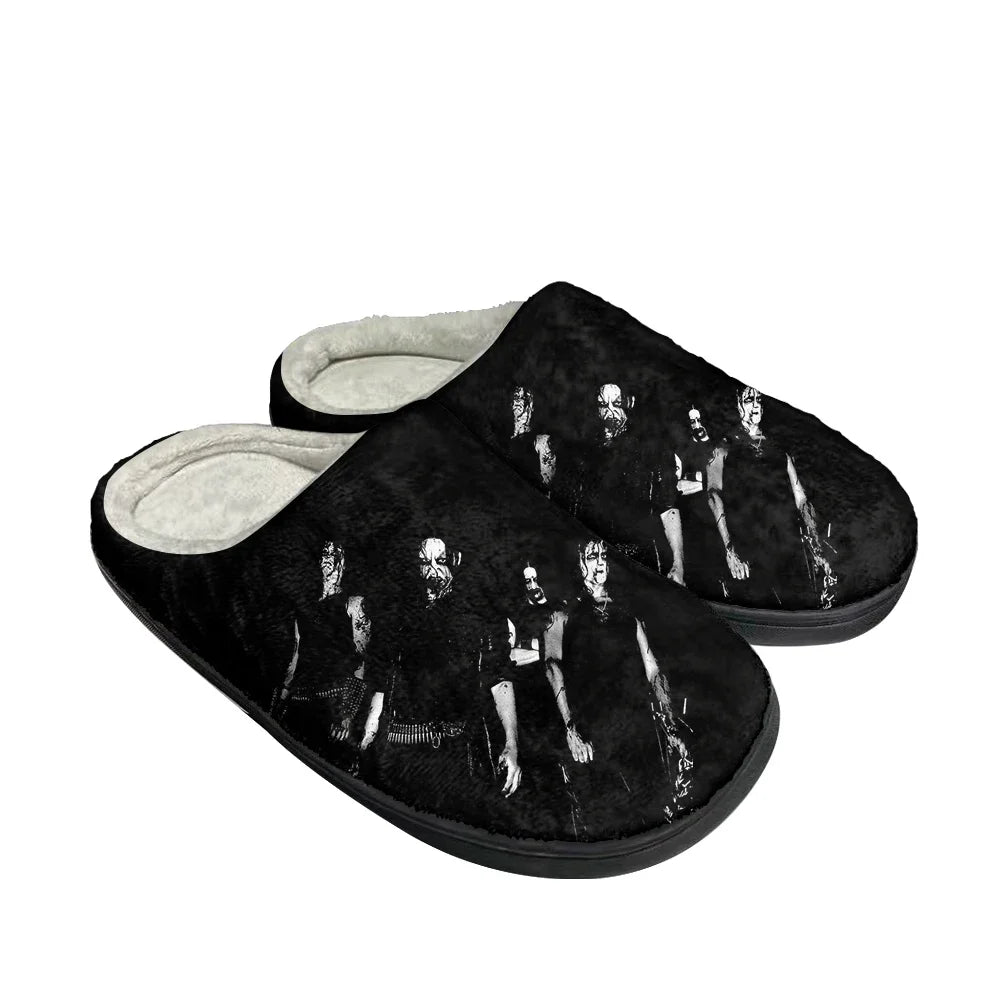 Stay Warm and Cozy with Our Fear Factory Slippers - Premium slippers from Lizard Vigilante - Just $29.99! Shop now at Lizard Vigilante