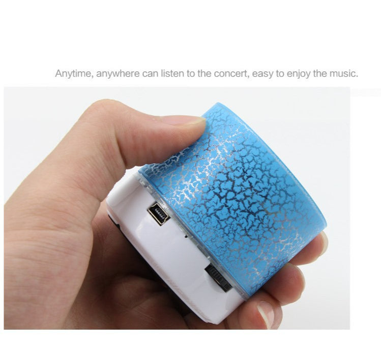 Bluetooth Mini Speaker Wireless Speaker Colorful LED TF Card USB Subwoofer Portable MP3 Music Sound Column For PC Phone