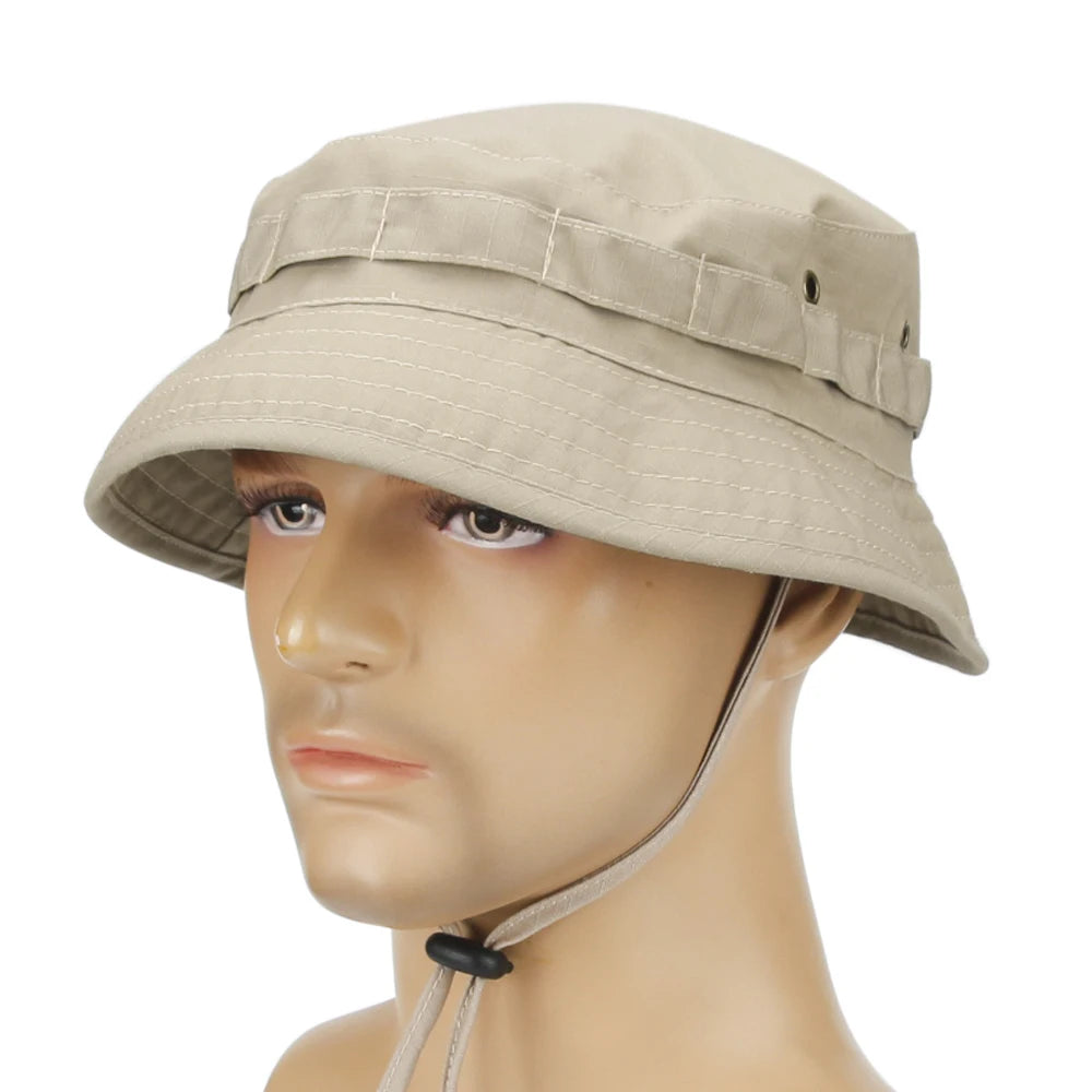 Camouflage Boonie Hat - Packable Outdoor Bucket Hat for Hiking & Fishing - Premium bucket hat from Lizard Vigilante - Just $18.88! Shop now at Lizard Vigilante