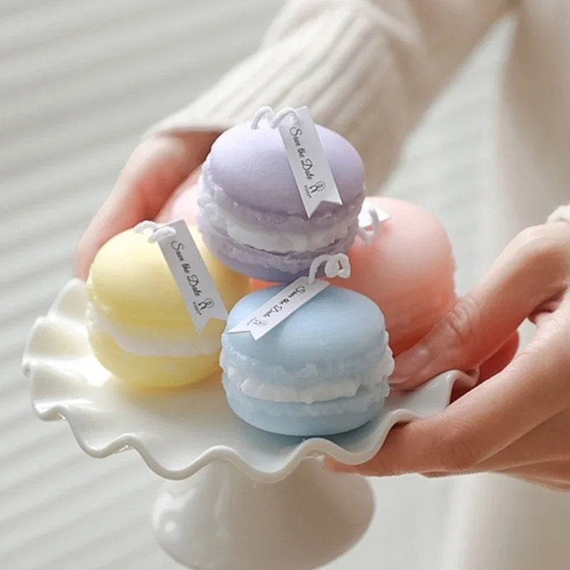 2025 Cute Macaron Creative Styling Aromatherapy Candles Home Fragrance Collection Decoration Ornaments Christmas Birthday Gifts