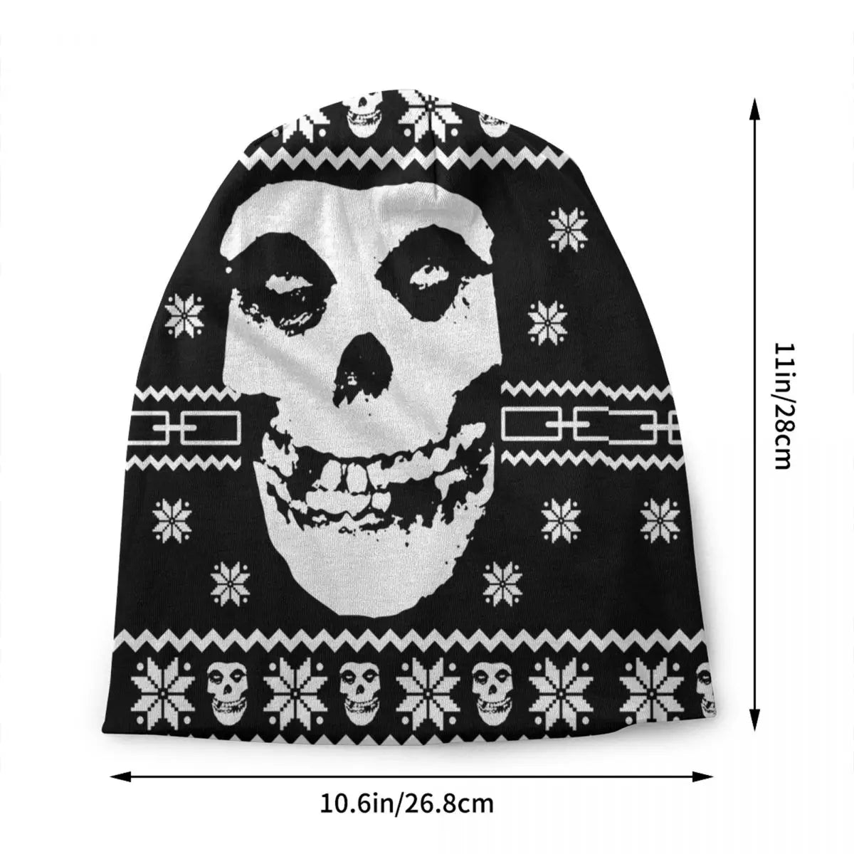 Custom Punk Rock Band Misfits Beanie - Unisex Winter Warm Knit Hat - Premium skull cap from Lizard Vigilante - Just $18.88! Shop now at Lizard Vigilante