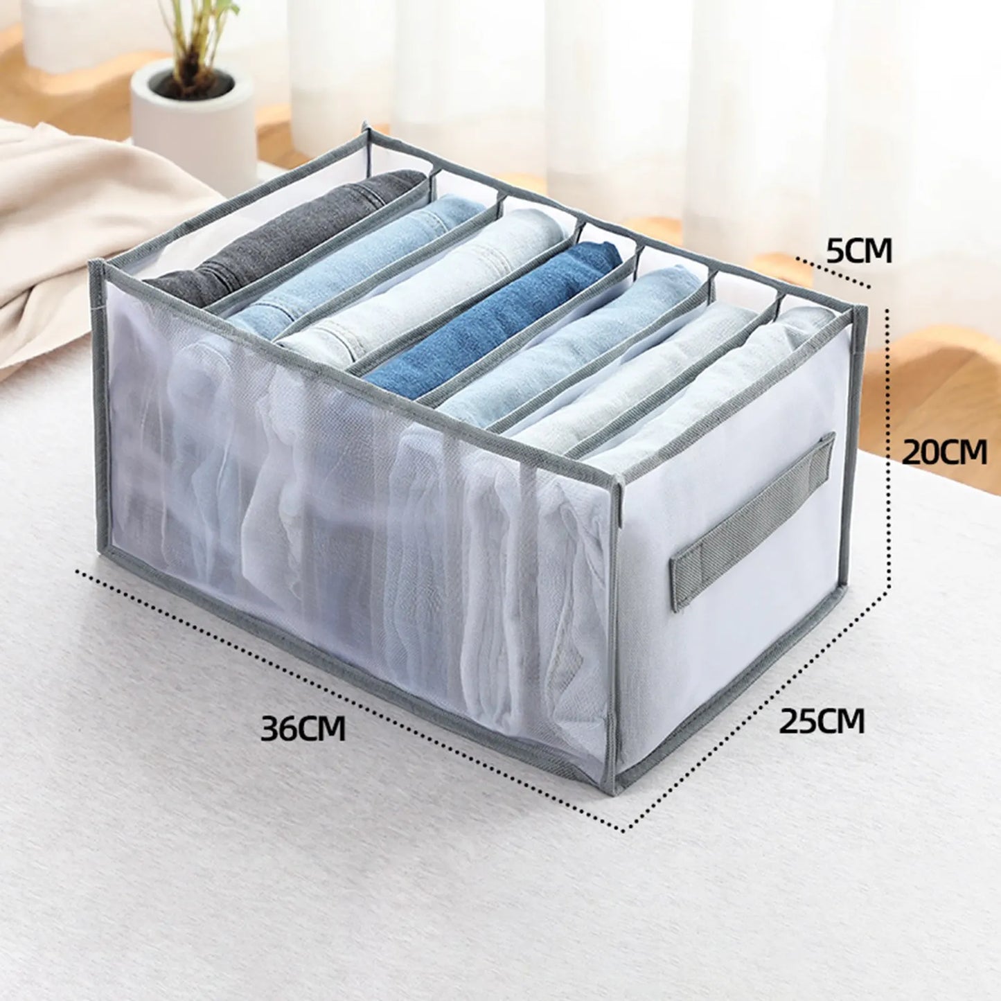 Fabric Underwear Bra Storage Box Underwear Sorting Box Panty Socks Compartment Storage Box Drawer Organizer Home Storage