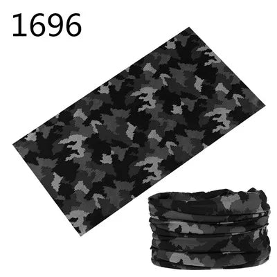 Camouflage Seamless Magic Bandana Buffs Neck Gaiter Paisley Headband Cycling Fishing Tube Face Shield Men Women Scarf Mask Cap - Premium neck gaiter from Lizard Vigilante - Just $5.99! Shop now at Lizard Vigilante