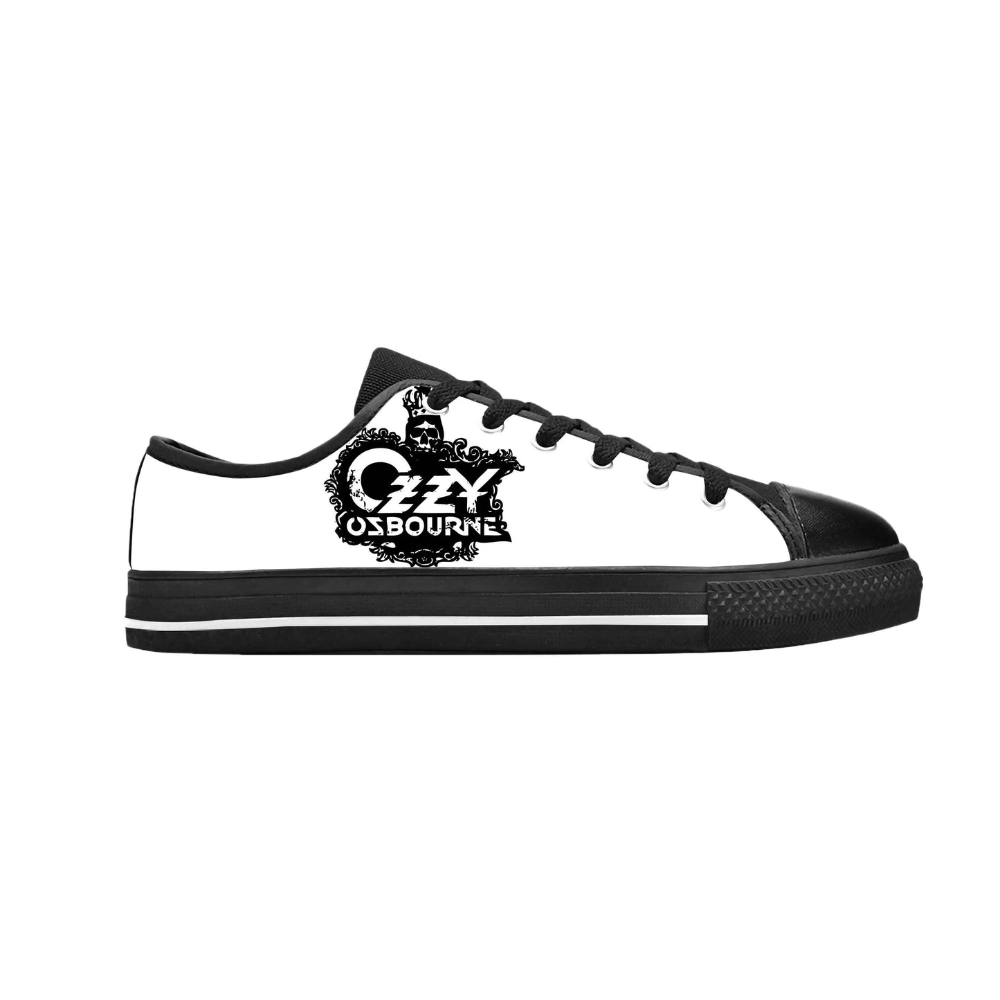 Unleash Your Inner Rock Star: Ozzy Osbourne 3D Print Casual Sneakers - Premium Shoes from Lizard Vigilante - Just $39.99! Shop now at Lizard Vigilante