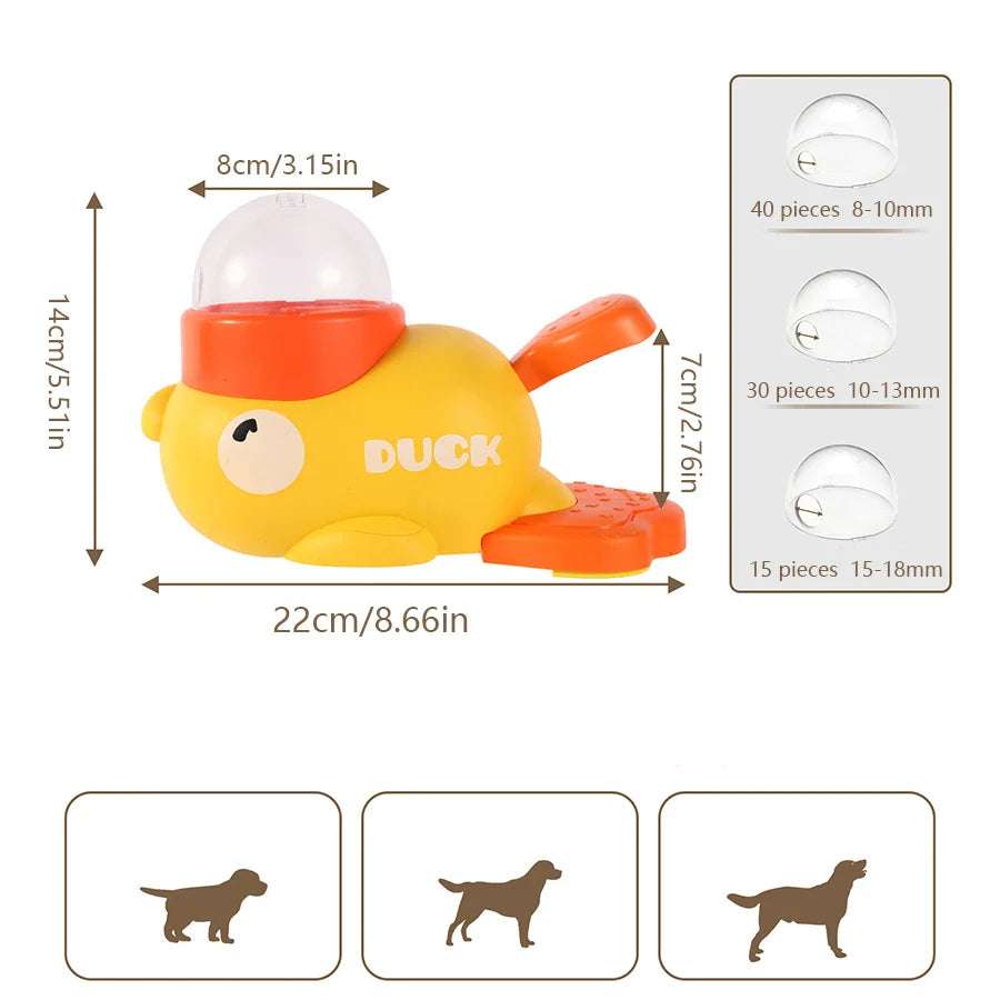 Pet Treat Dispenser, Automatic Snack Feeder for Cat Dog, Anti-Gulping Slow Feeder Bowls for Healthy Eating for Pet Accessories