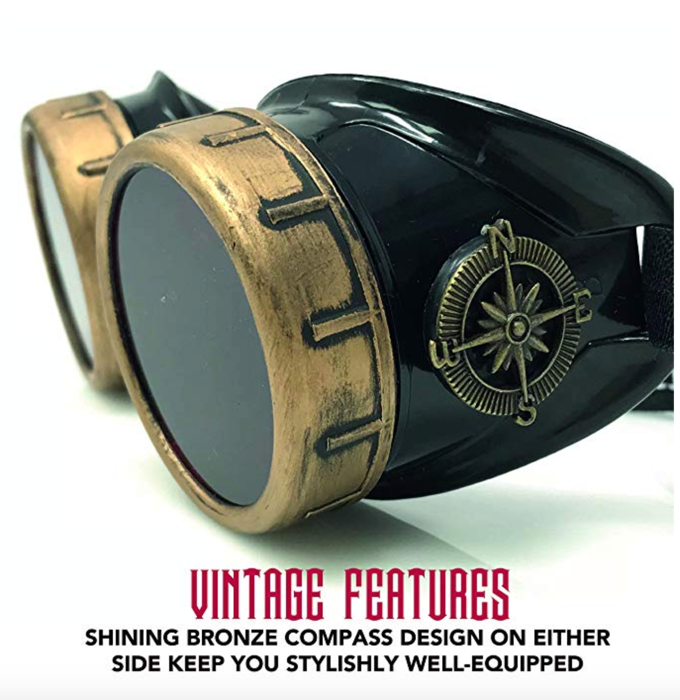 Vintage Aviator Goggles pilot costume accessory