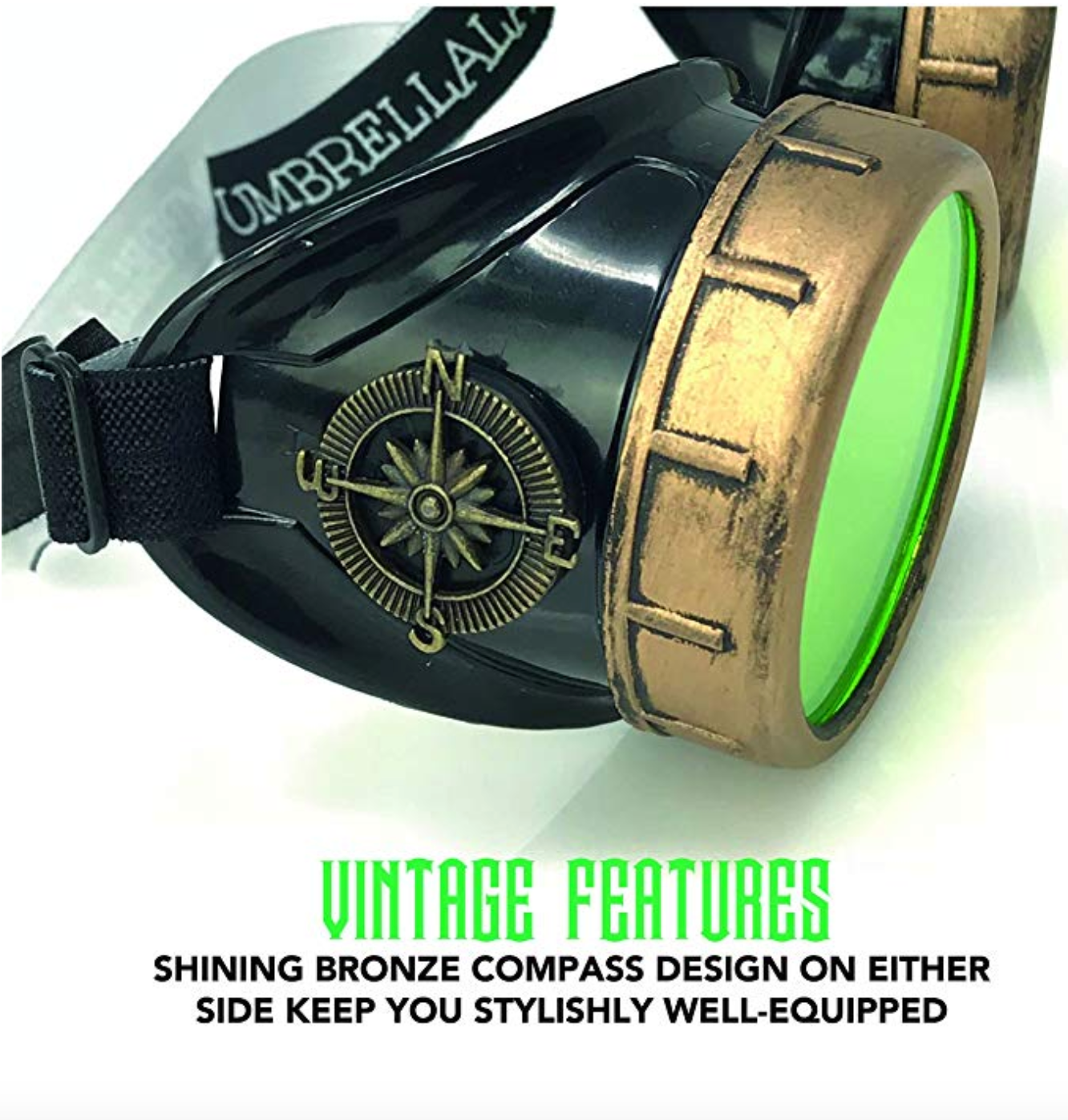 Vintage Aviator Goggles music festival DJ accessory