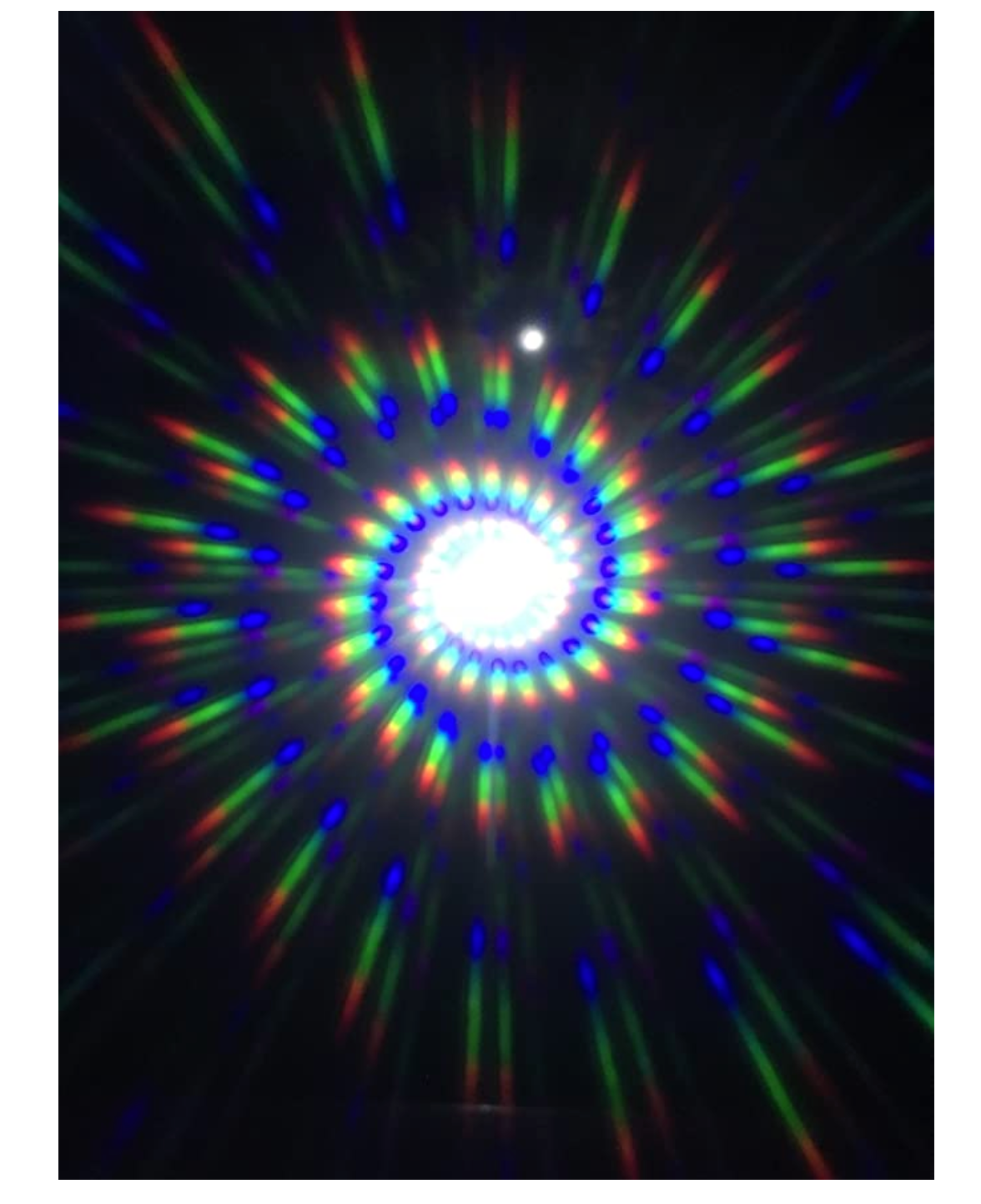 Steampunk Goggles with magnifying loupes crystal clear spiral diffraction lenses