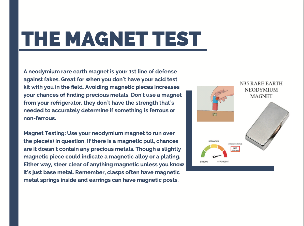 JSP Gold Testing Acid 10K 14K 18K Test Kit + Scratch Tester Stone + Rare Earth Magnet Jewelry Test Detect Precious Metals
