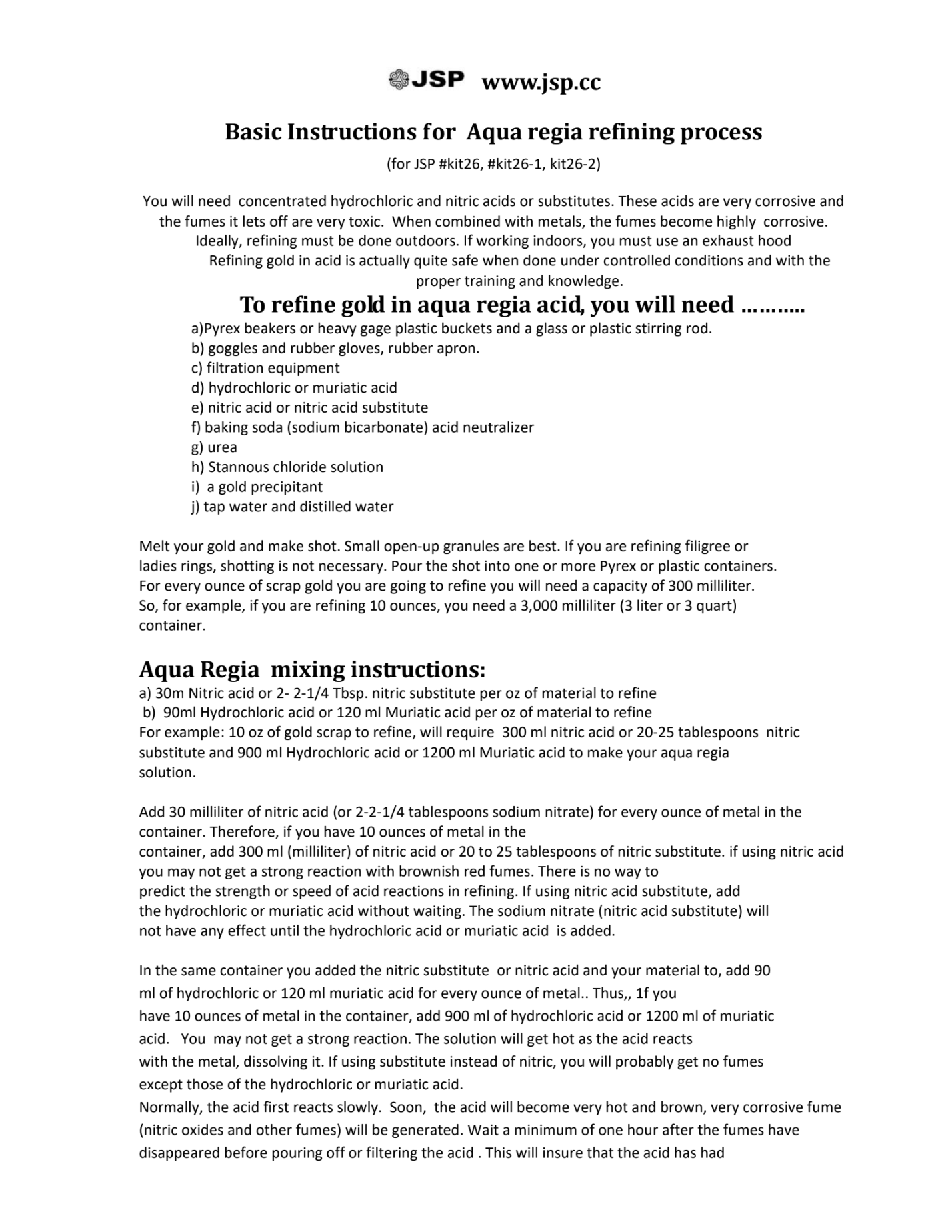 Gold Recovery & Refining Kit | Complete Chemical Solution for Scrap Gold Salvage