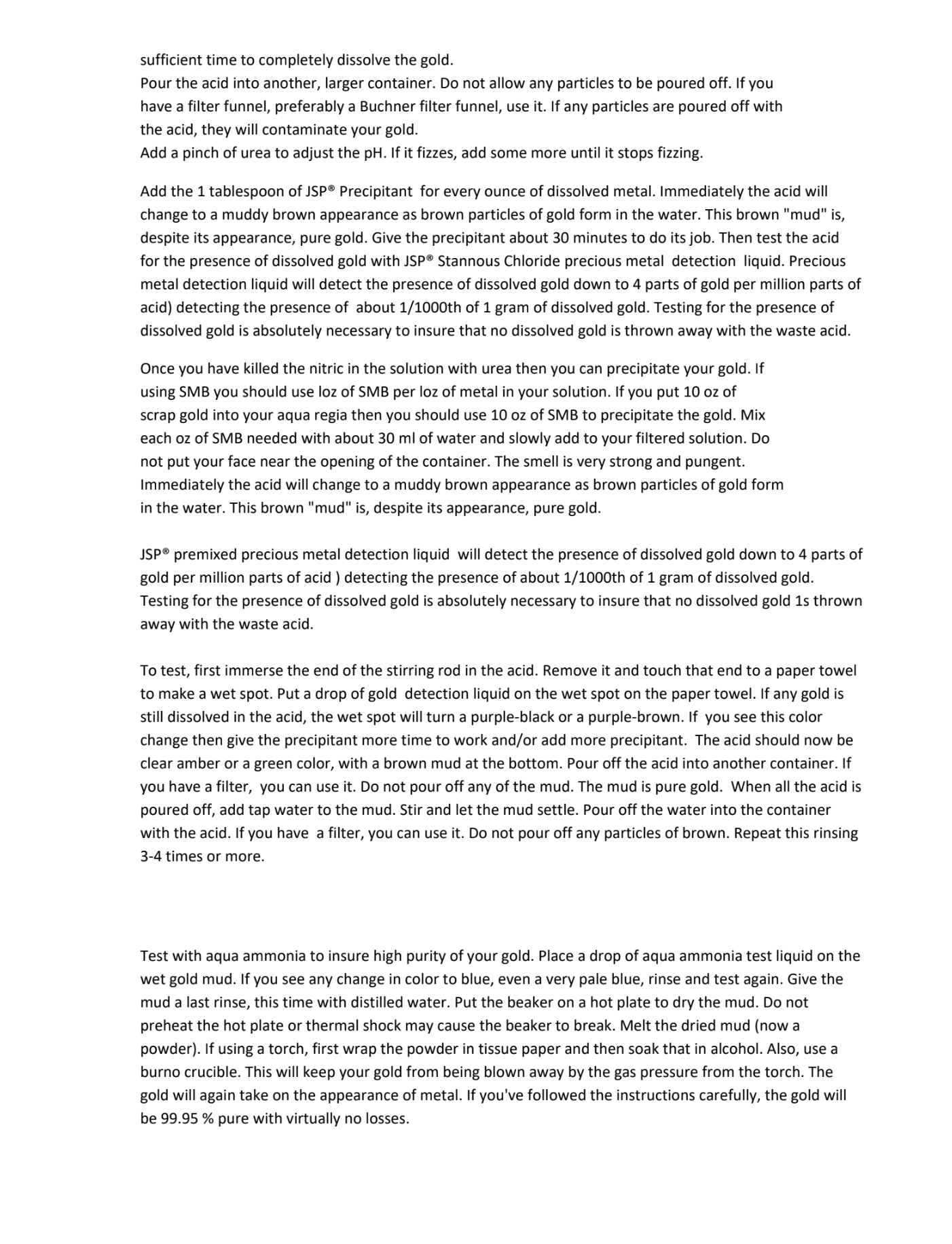 Gold Recovery & Refining Kit | Complete Chemical Solution for Scrap Gold Salvage