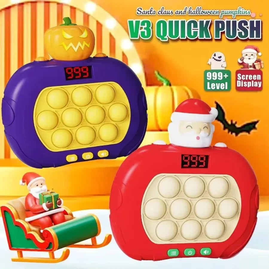 999 Levels Electronic Pop Light Quick Push Game Console - Premium game from Lizard Vigilante - Just $19.88! Shop now at Lizard Vigilante