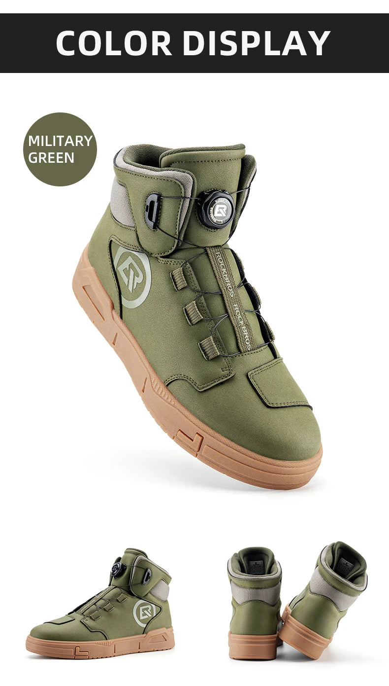 Rockbros Street Metal Moto Shoes 2025 – Hybrid Cycling & Chaos Edition