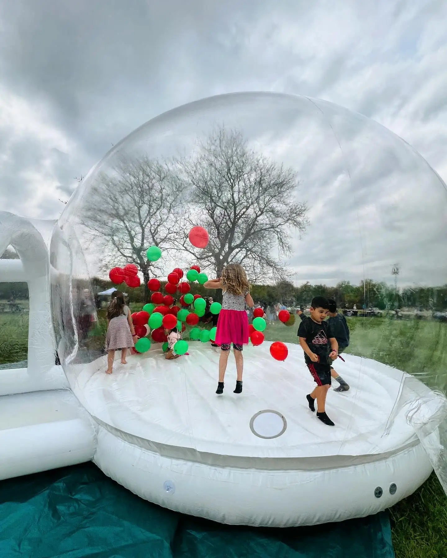 10FT Inflatable Bubble House with Trampoline – Transparent Dome Party Fun Tent with Powerful Blower & Free Shipping – Commercial Grade PVC Bouncer for Ultimate Indoor & Outdoor Excitement - Premium bounce house from Lizard Vigilante - Just $1181.08! Shop now at Lizard Vigilante