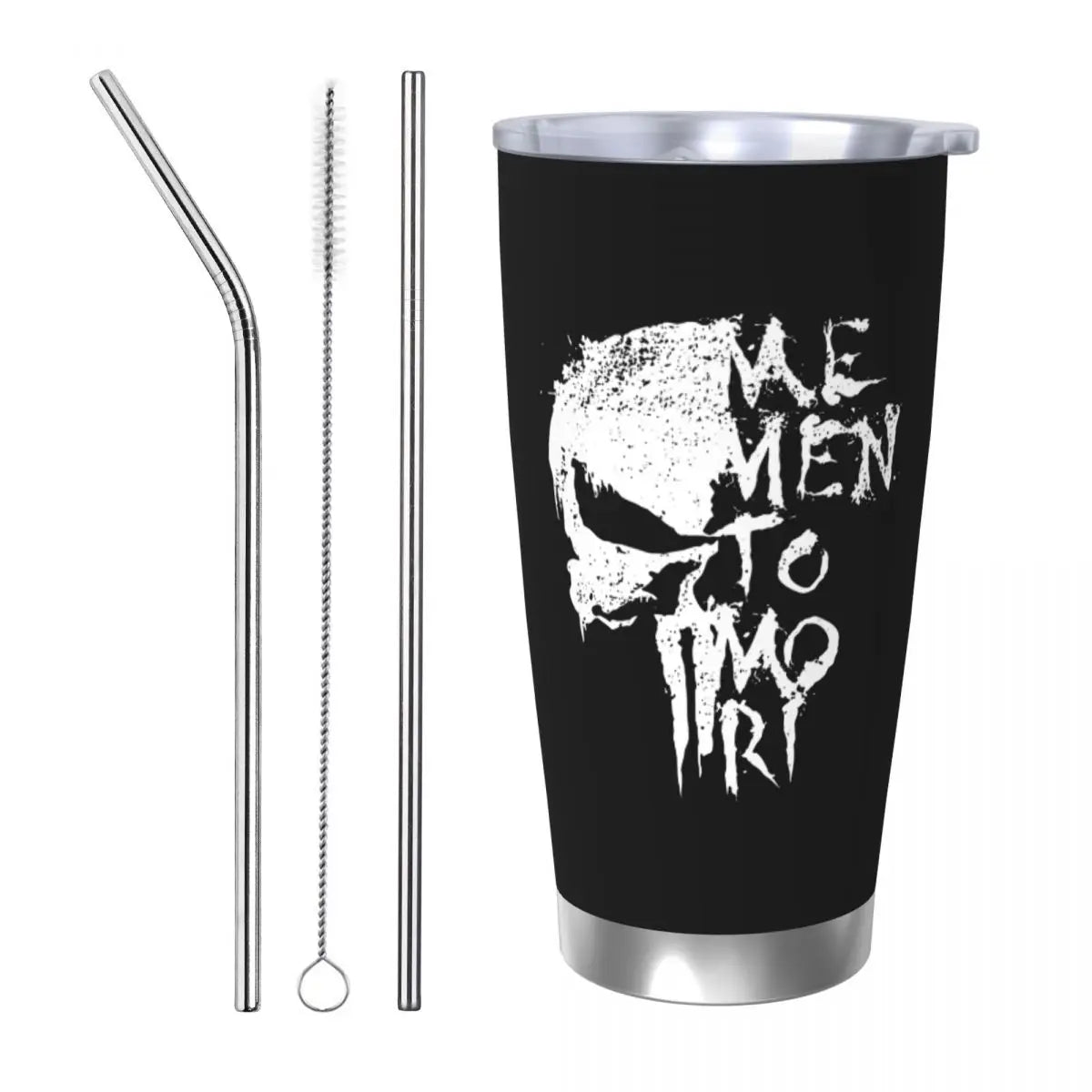 Skull Memento Mori Tumbler – 20oz Vacuum Insulated Stainless Steel Coffee Cup - Premium tumbler from Lizard Vigilante - Just $30.88! Shop now at Lizard Vigilante