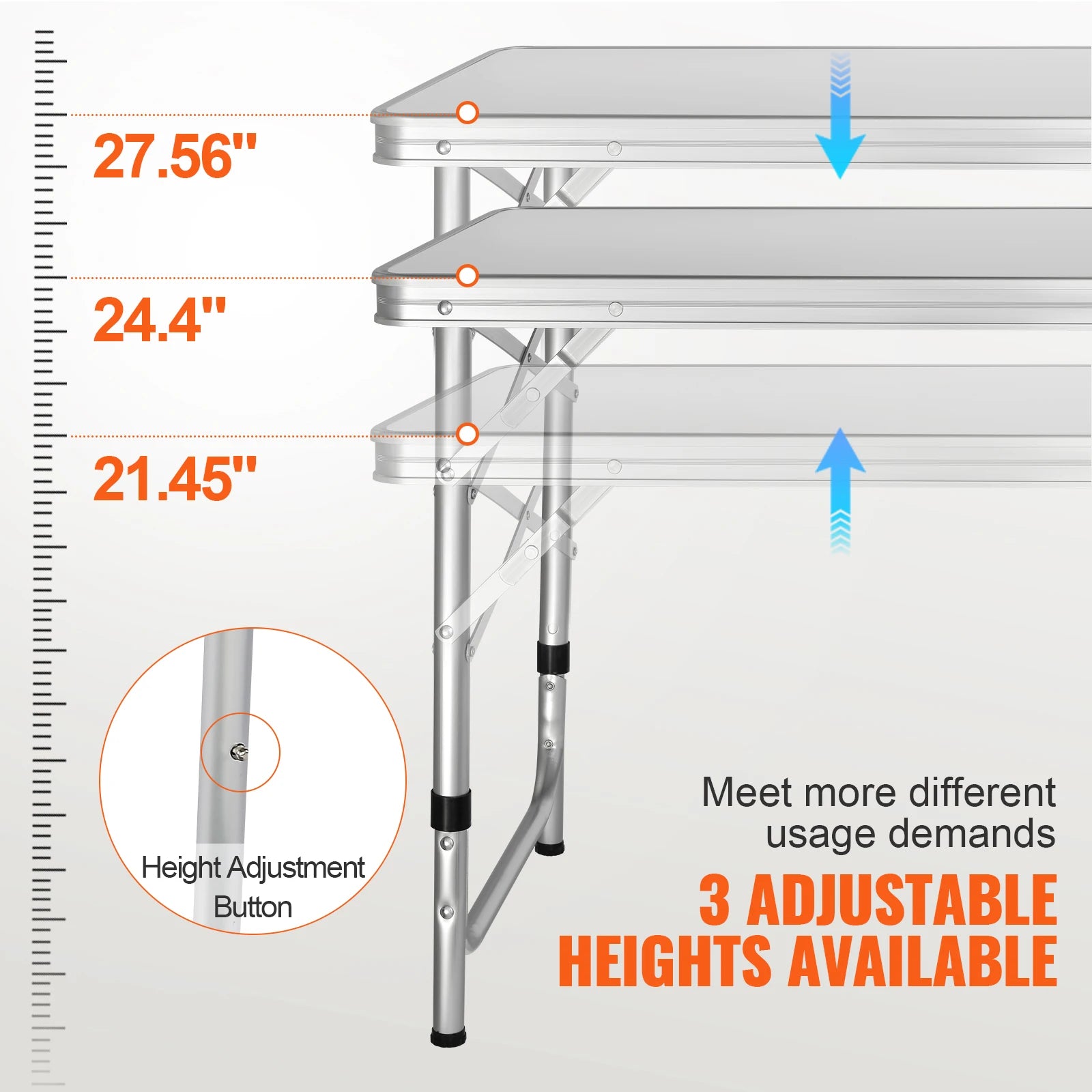 VEVOR Camping Kitchen Table, Quick set-up Folding Camping Table  MDF Camping Table for Outdoor Picnics BBQs Camping RV Traveling - Premium  from Lizard Vigilante - Just $84.99! Shop now at Lizard Vigilante