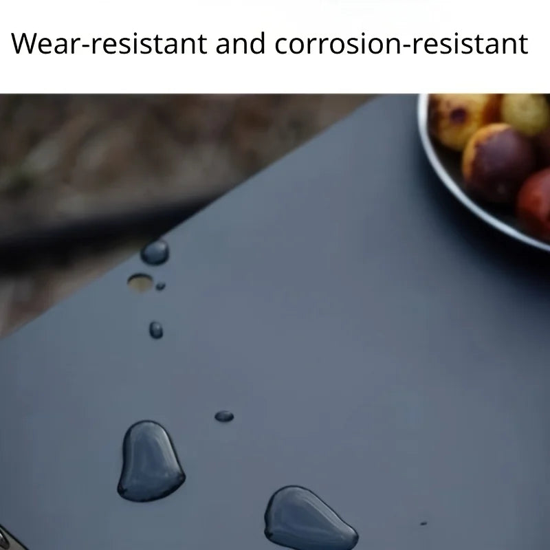 Apocalypse CampForge Folding Table – Heavy Metal Outdoor Picnic Gear for Rebels, Roadies & Nomads