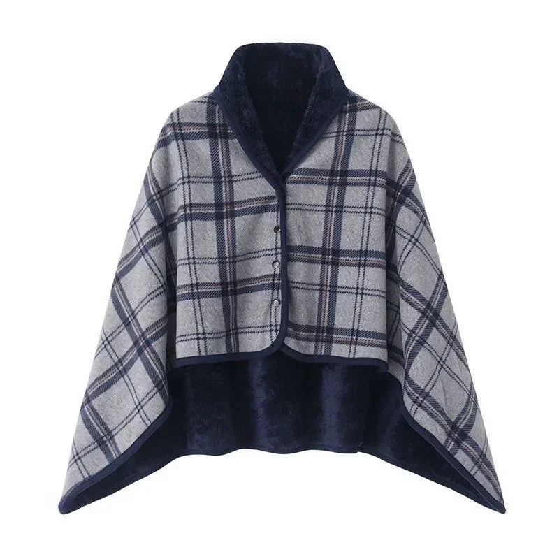 Thicken Winter Wearable Blanket - Soft Plaid Fleece Throw for Adults - Premium blanket from Lizard Vigilante - Just $36.88! Shop now at Lizard Vigilante