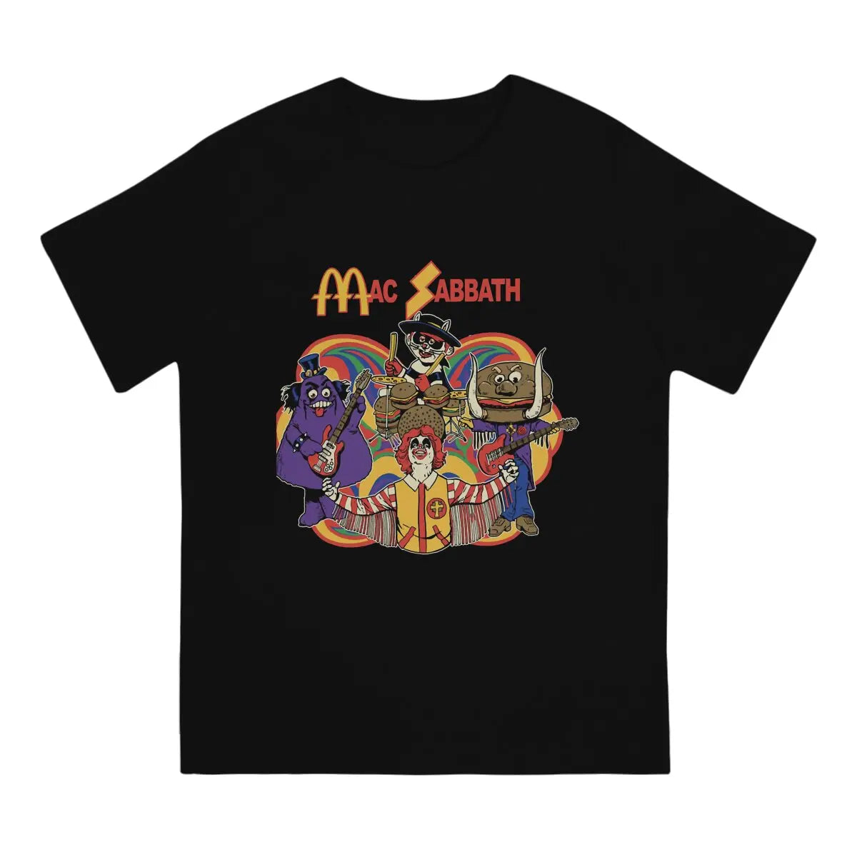 Mac Sabbath Black T-Shirt - Heavy Metal Novelty Tee - Premium T-Shirt from Lizard Vigilante - Just $23.88! Shop now at Lizard Vigilante