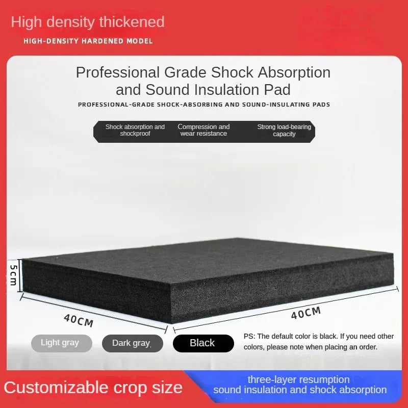 Floor Sound Insulation Shock Pad Indoor Interlayer Sound Insulation Anti-vibration Pad Three Layer Thick Shock-absorbing Sponge