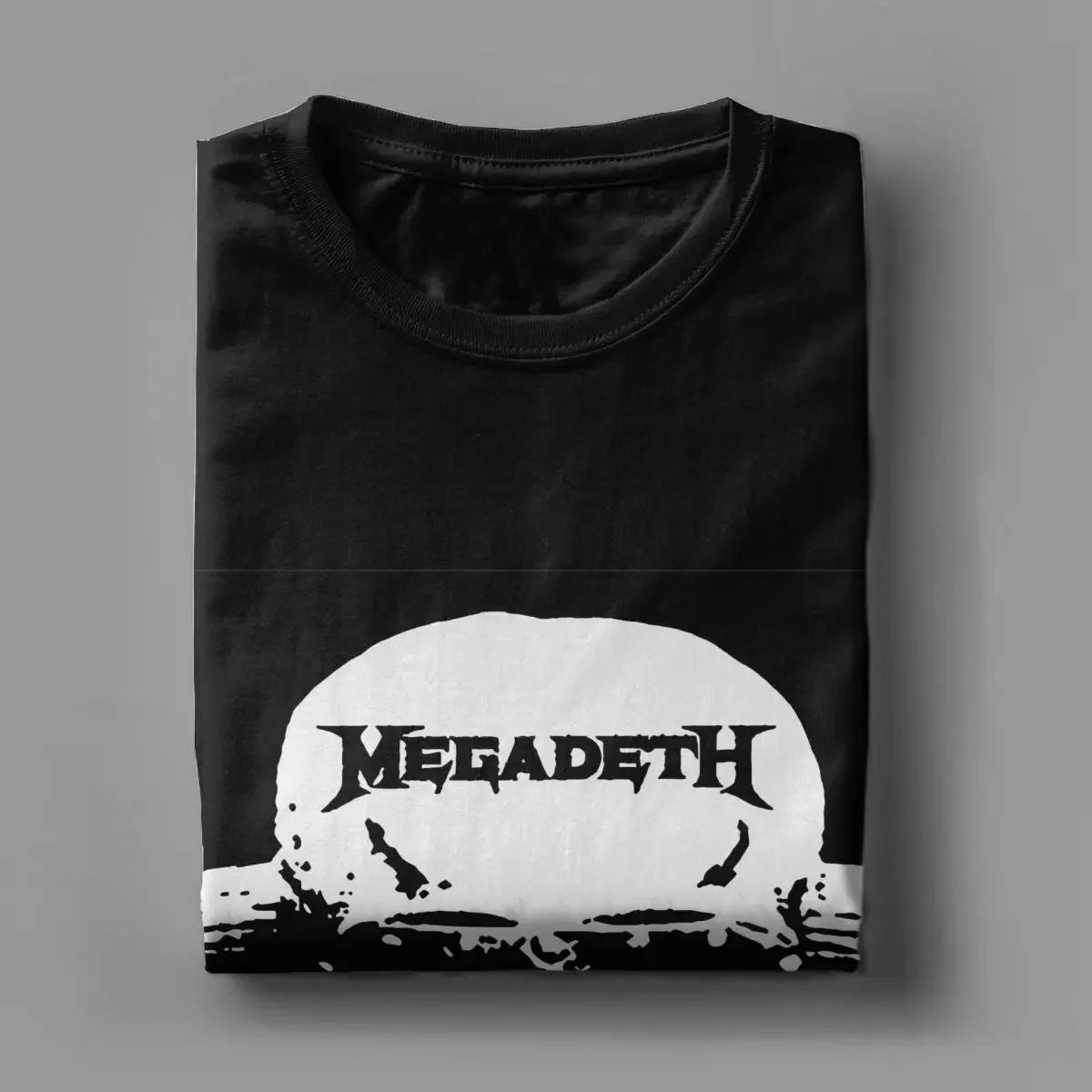 Unisex Megadeth Rock Band T-Shirt – 100% Cotton Casual Short Sleeve Tee for Music Fans - Premium T-Shirts from Lizard Vigilante - Just $24.88! Shop now at Lizard Vigilante