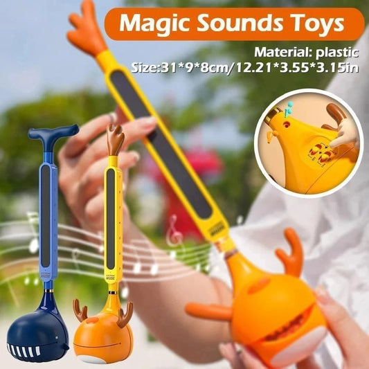Otamatone Japanese Electronic Musical Instrument Portable Synthesizer Electric Tadpole Funny Toys For Boys Girl Christmas Gift - Lizard Vigilante