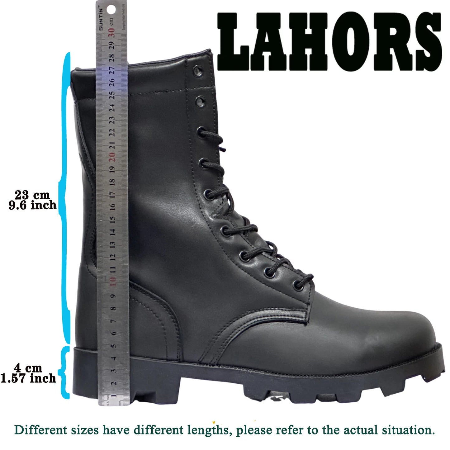 LAHORS Original Leather Tactical Boots – Men’s Sport Hiking Outdoor Ankle Desert Combat Boots - Premium boots from Lizard Vigilante - Just $43.88! Shop now at Lizard Vigilante