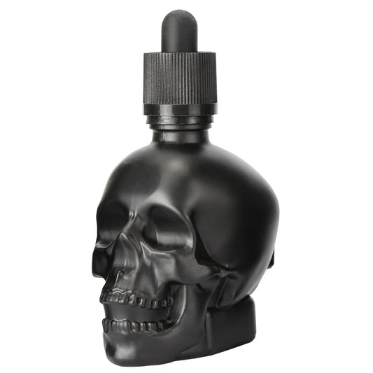 30ml Skull-Shaped Glass Dropper Bottle – Frosted Black E-Liquid & Bitters Bottle with Child Proof Cap, Eco-Friendly, for Bar & Home Use - Premium incense burner plate from Lizard Vigilante - Just $14.44! Shop now at Lizard Vigilante