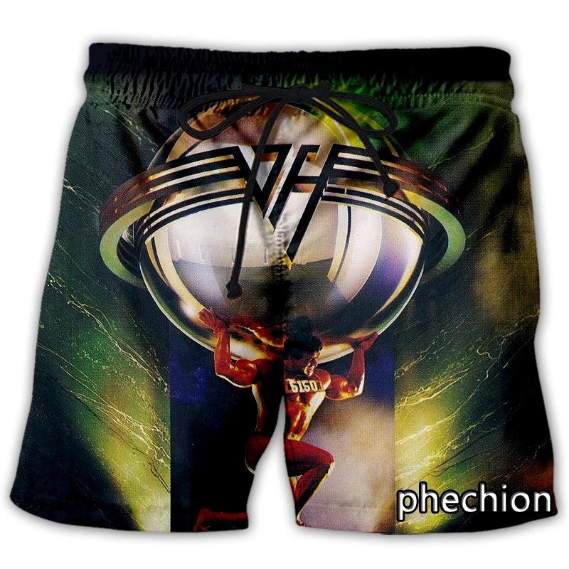 Men/Women Van Halen Band 3D Printed Casual Shorts Streetwear Men Loose Sporting Shorts L141 - Premium  from Lizard Vigilante - Just $26.99! Shop now at Lizard Vigilante