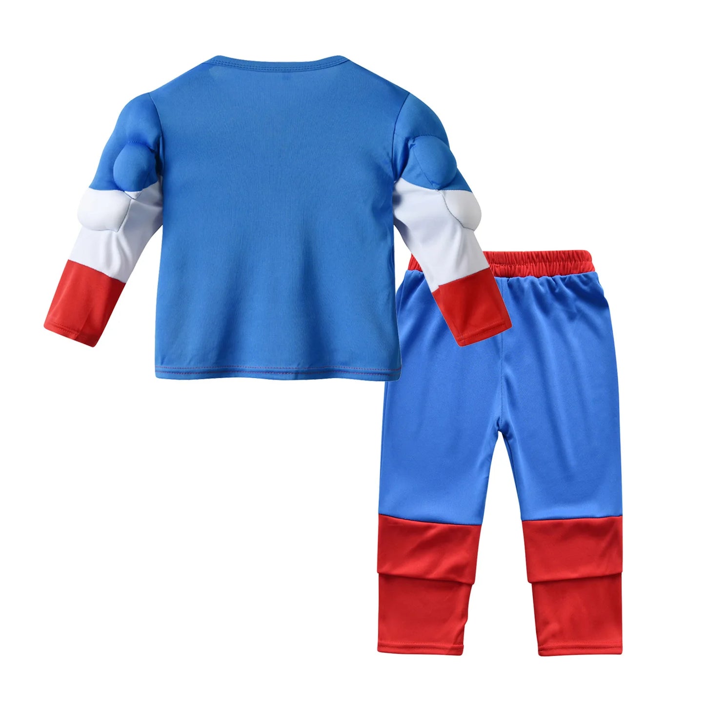 Marvel Captain America Cosplay Long-Sleeved Kid Avengers Muscle Suit Captain America Children's Suit - Premium Cosplay Costumes from Lizard Vigilante - Just $37.99! Shop now at Lizard Vigilante