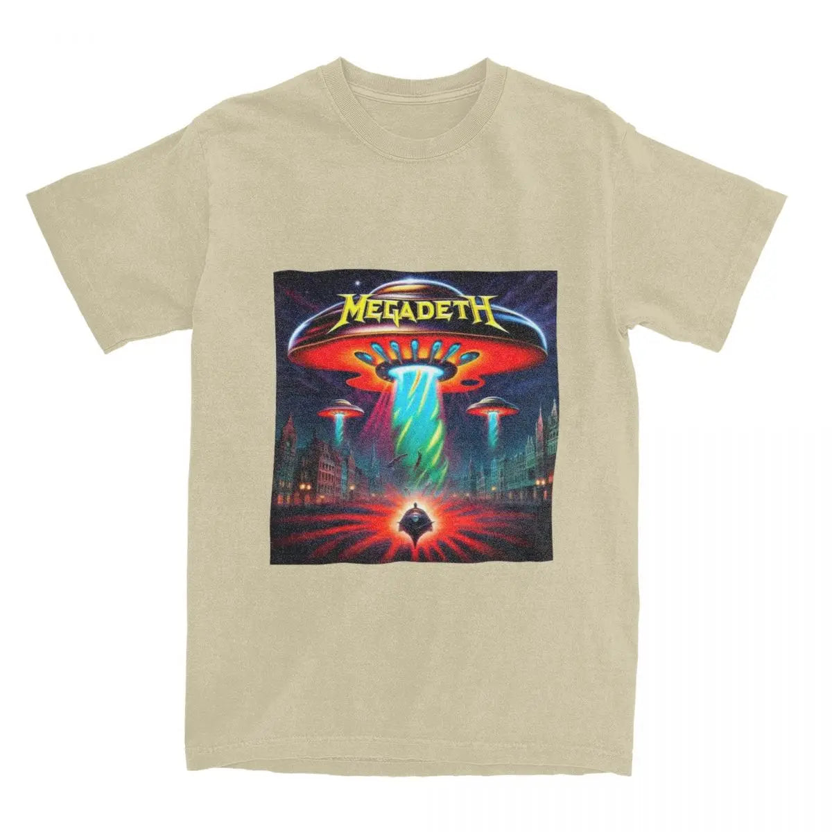 Megadeth Y2K Boston Custom Logo Cotton Tee – Men’s Short Sleeve Casual Summer T-Shirt - Premium t-shirt from Lizard Vigilante - Just $23.88! Shop now at Lizard Vigilante