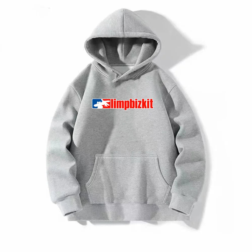 Retro Limp Bizkit Graphic Hoodie – Oversized Streetwear for Men & Women, Bold Hip-Hop Style Pullover Sweatshirt for All Seasons - Premium hoodie from Lizard Vigilante - Just $38.88! Shop now at Lizard Vigilante