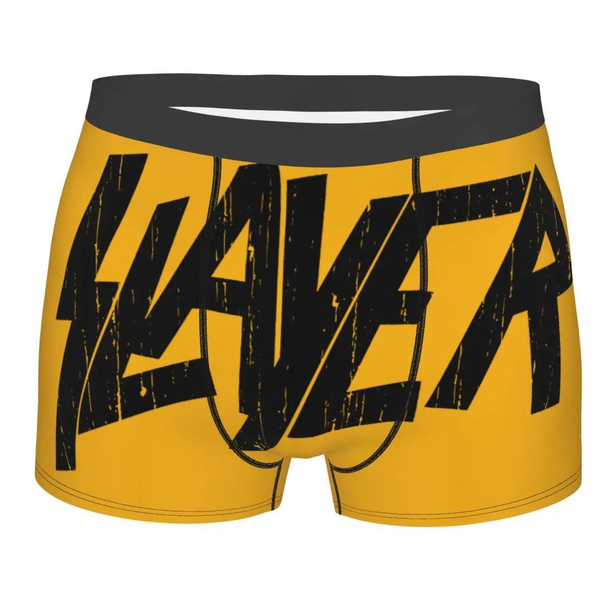 Slayer Megadeth Slipknot - Death Metal Boxer Briefs - Premium Underwear from Lizard Vigilante - Just $24.49! Shop now at Lizard Vigilante