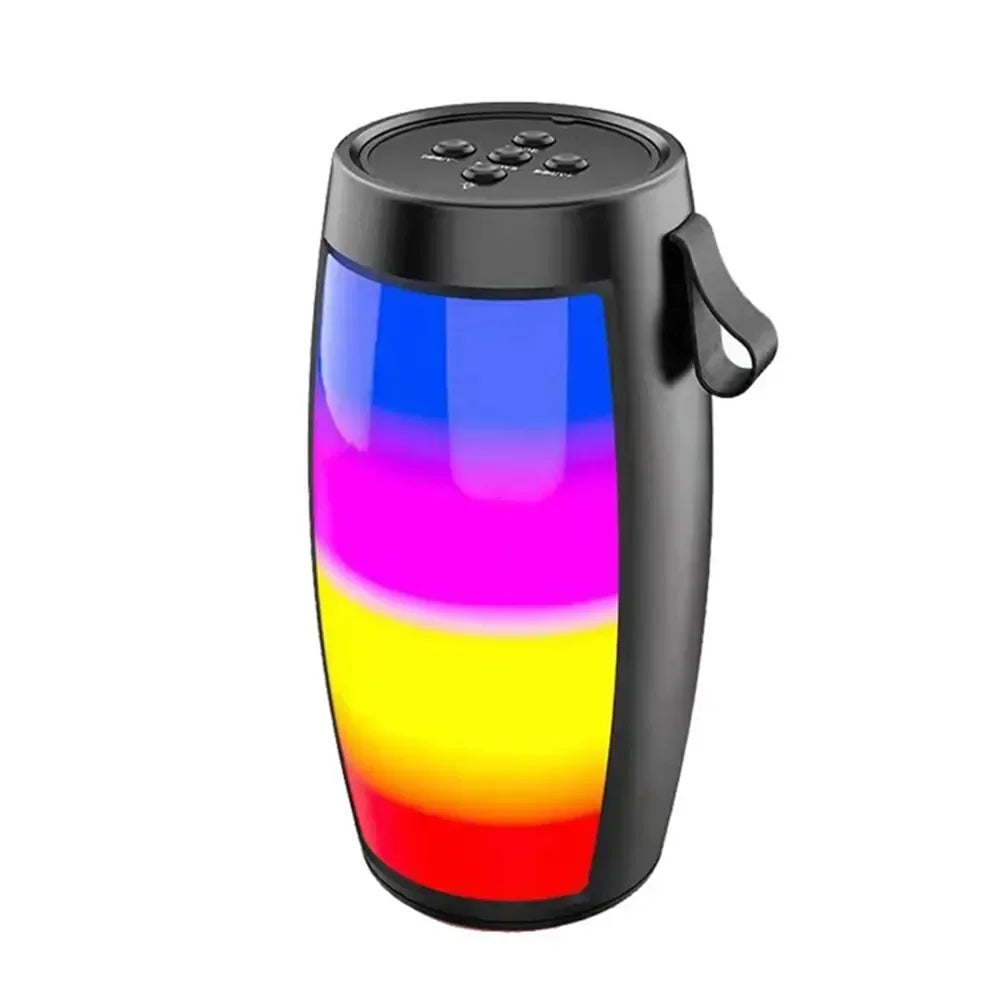Wireless 1202 Bluetooth Speakers Portable Home Outdoor Car Audio Subwoofer Small Speaker With LED Lights MP3 Sound System
