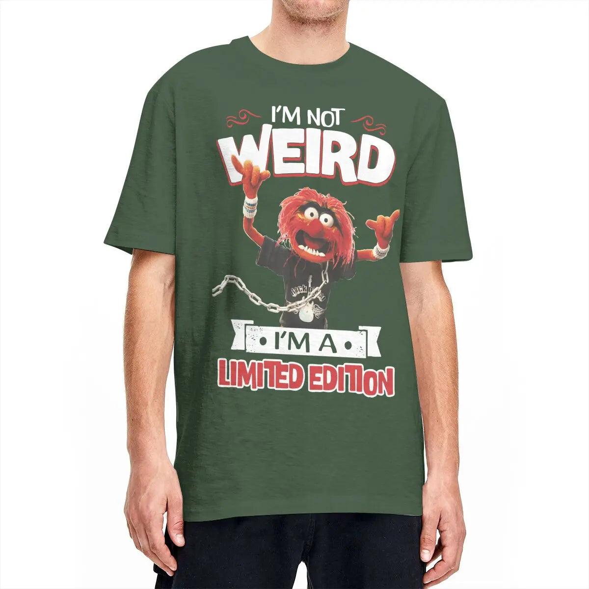 Tee Shirt Muppet Show Animal Rock I'm Not Weird I'm A Limited Edition T Shirts Cotton Hipster T-Shirt Big Size Clothing - Lizard Vigilante