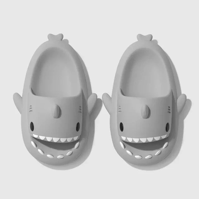 Summer Women Shark Slides Couple Beach Sea Flip Flops Cute Kids Shark Slippers Non-slip Men Indoor Outdoor Sandals - Premium  from Lizard Vigilante - Just $13.99! Shop now at Lizard Vigilante