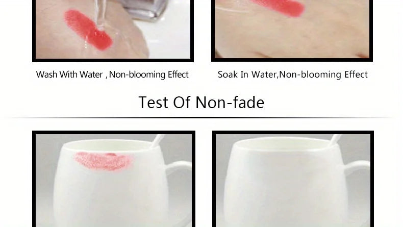 Luxurious Matte & Volumizing Lipstick - Waterproof, Long-Lasting, 20 Diverse Shades | Ideal Gift for Valentine's Day