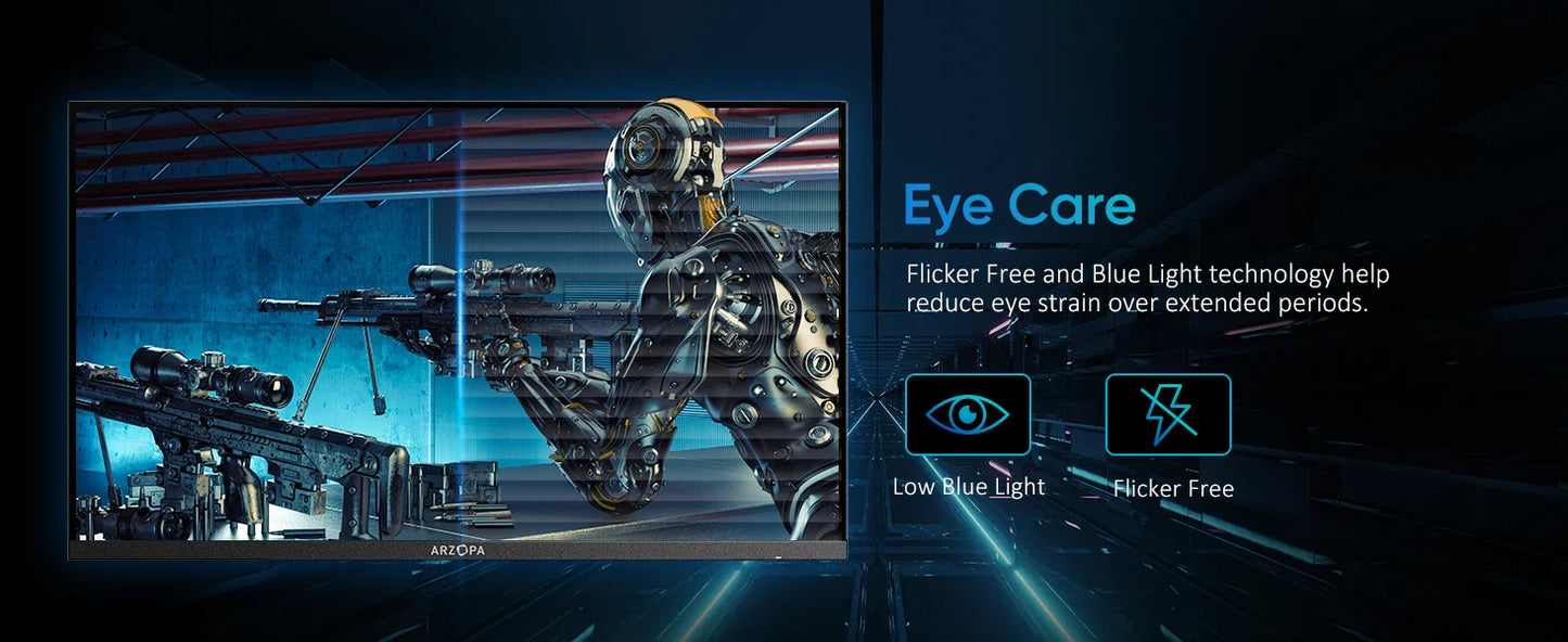 New ARZOPA 27inch 180Hz 2K FastIPS QHD PC Monitor 1ms FreeSync Gaming monitor,M1RC