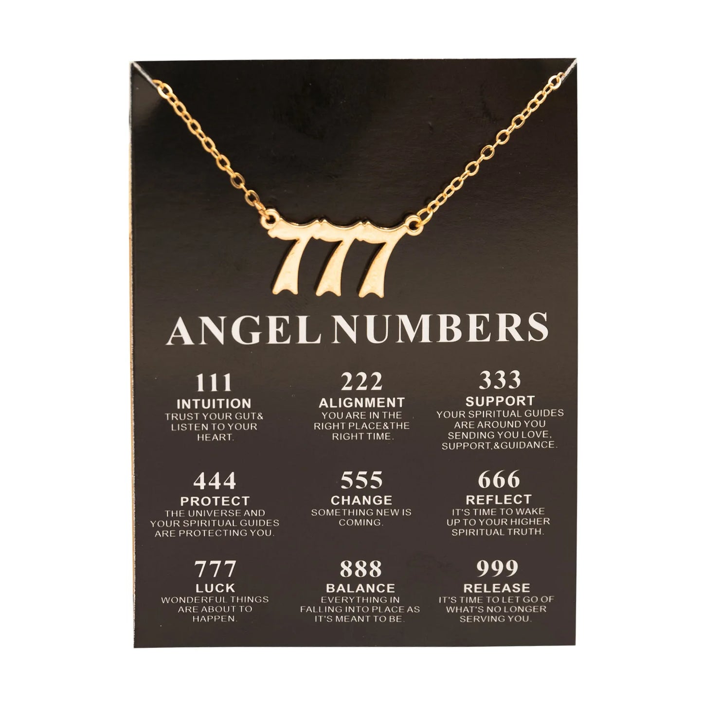 666 Necklace Fashion Jewelry Alloy Gold Color Lucky Angel Numbers Wish 777 Pendant Necklace for Women Girl Gift Birthday Neck - Premium necklace from Lizard Vigilante - Just $16.66! Shop now at Lizard Vigilante