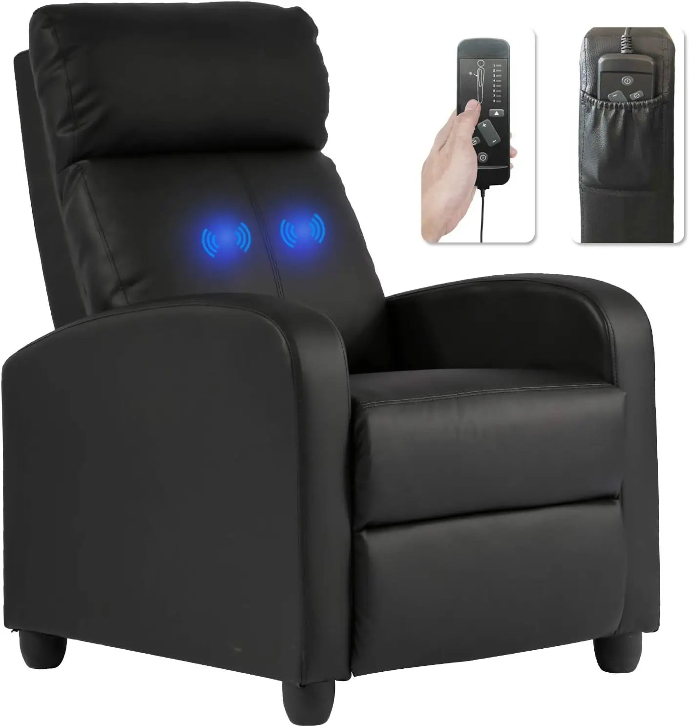 Chair for Living Room Massage Recliner Sofa Reading Chair Winback Single Sofa Home Theater Seating - Premium  from Lizard Vigilante - Just $199.99! Shop now at Lizard Vigilante