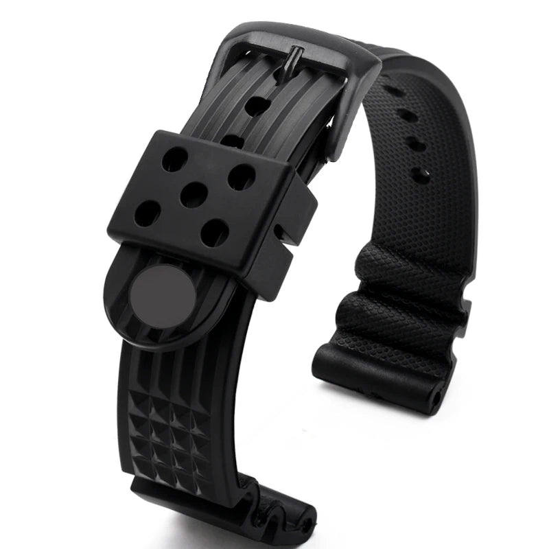 Seiko SRP601J1 Dive Ready Strap – Waterproof Silicone Sport Watchband for Underwater Adventures, 20mm & 22mm - Premium watch strap from Lizard Vigilante - Just $23.88! Shop now at Lizard Vigilante