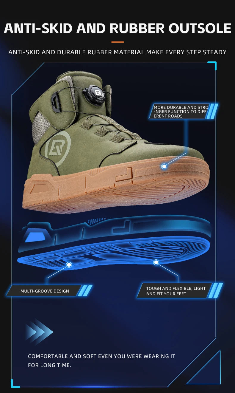 Rockbros Street Metal Moto Shoes 2025 – Hybrid Cycling & Chaos Edition