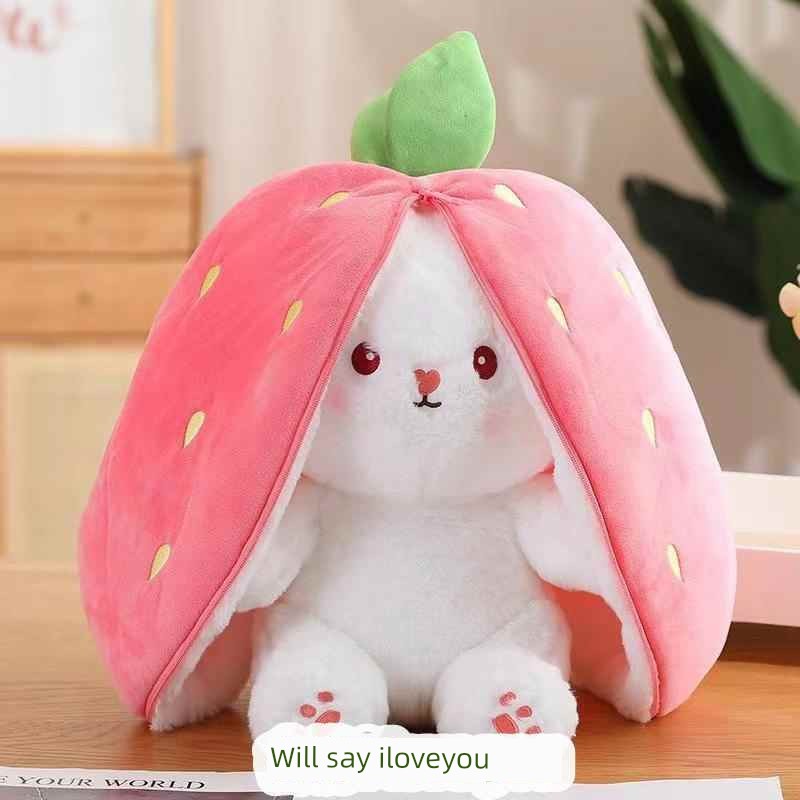 Soothing Transformation Bunny Girl Pillow Stuffed Toy – Plush PP Cotton Rabbit Doll for All Ages - Premium toy from Lizard Vigilante - Just $16.88! Shop now at Lizard Vigilante